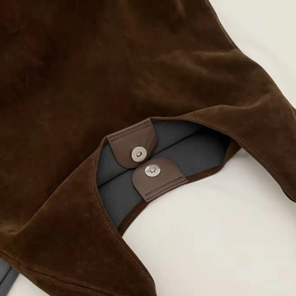 Suede Shoulder Bag - Picture 9 of 12